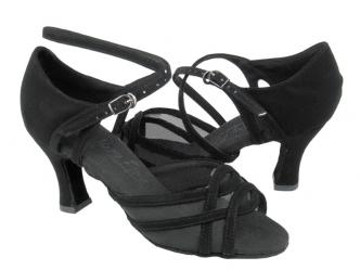 dansschoenen nubuck zwart  